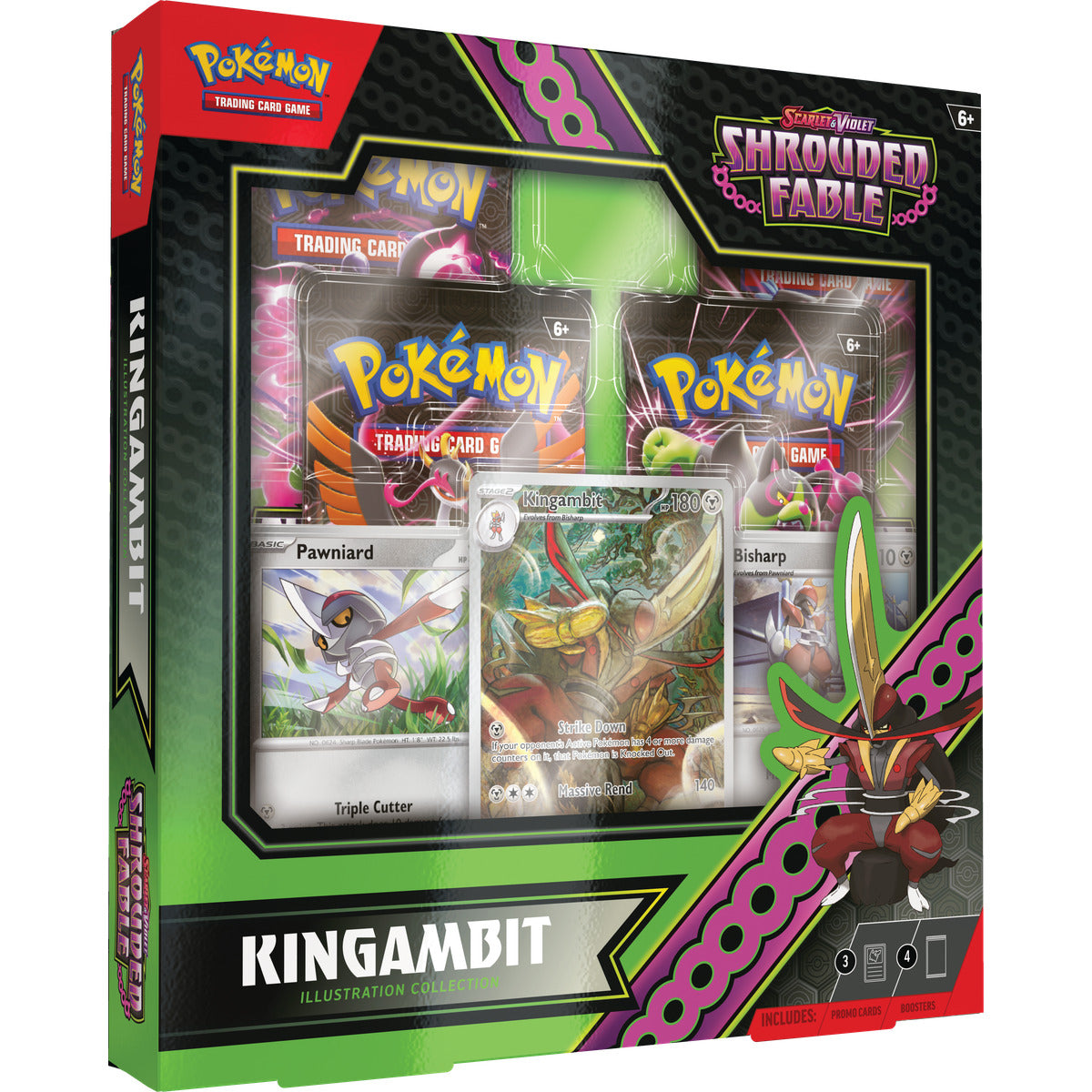 Shrouded Fable Kingambit Illustration Collection | POKÉMON | English