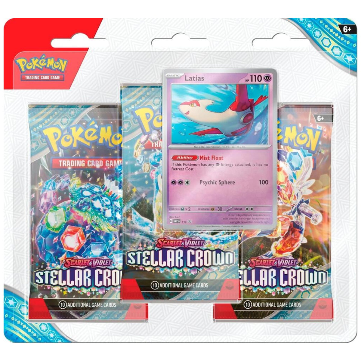 Stellar Crown: 3-Pack Blister | POKÉMON | English