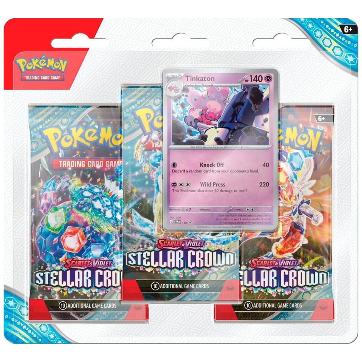 Stellar Crown: 3-Pack Blister | POKÉMON | English